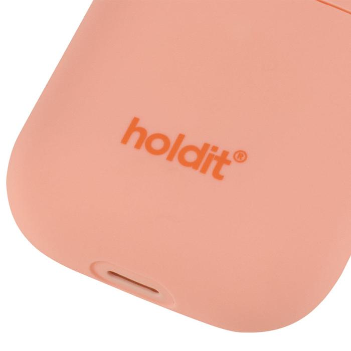 Bild 3, holdit holdit AirPods Nygård Skal Silikon Pink Peach
