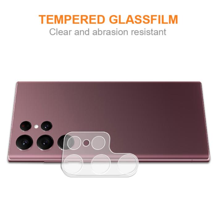 Bild 4, AMORUS AMORUS Samsung Galaxy S23 Ultra Linsskydd Härdat Glas