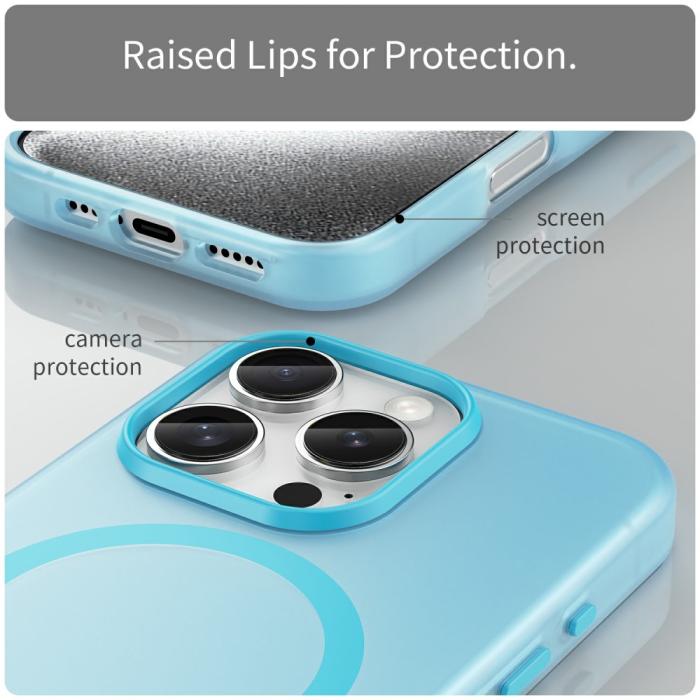 Bild 6,  iPhone 16 Pro Skal MagSafe Slim Matt Blå