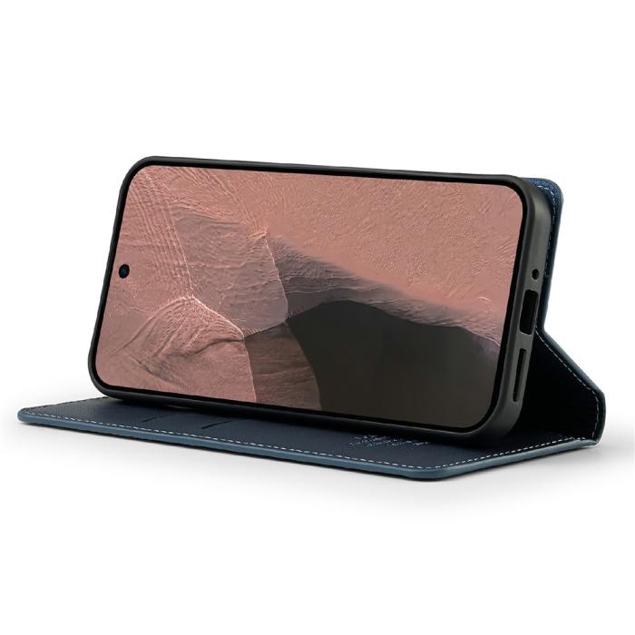 Bild 3, LC.IMEEKE LC.IMEEKE Google Pixel 11/11 Pro Fodral Flip Läder Blå
