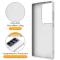 Samsung Galaxy S24 Ultra Skal MagSafe Kickstand Hybrid Vit