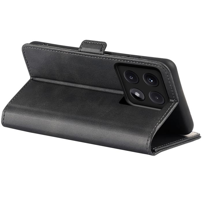 Bild 4,  Xiaomi 14T Pro Plånboksfodral Läder Svart