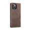 CASEME CASEME iPhone 14 Fodral Retro Flip Mörk Brun