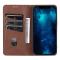 AZNS AZNS iPhone 15 Plus Fodral Flip Läder Brun