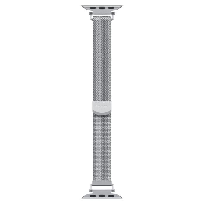 Bild 4, Spigen Spigen Apple Watch 38/40/41/42 mm Armband Milanese Silver