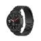  Lyxigt Metallarmband I Rostfritt Stål - Svart (20mm)