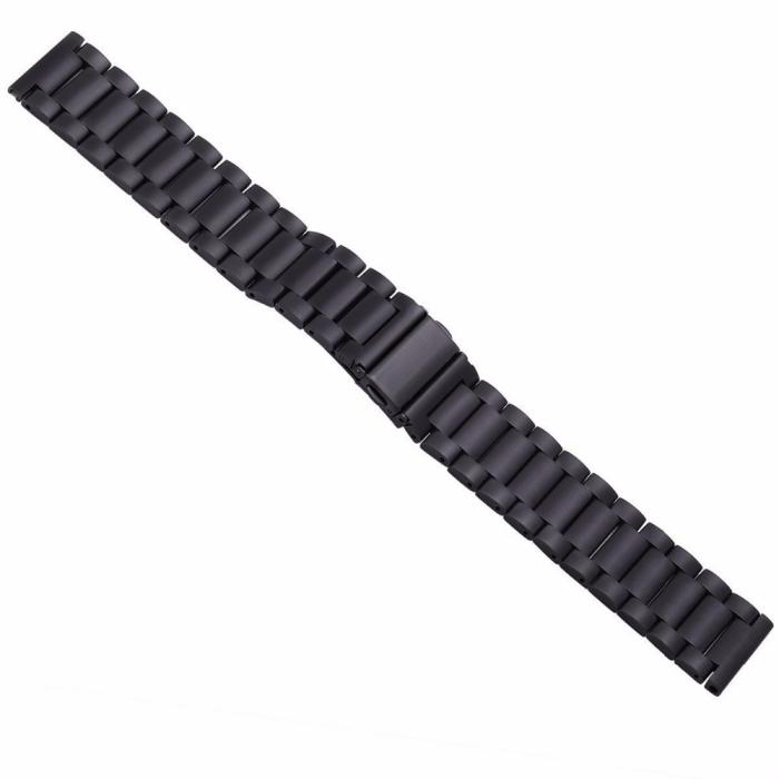 Bild 5,  Lyxigt Metallarmband I Rostfritt Stål - Svart (20mm)