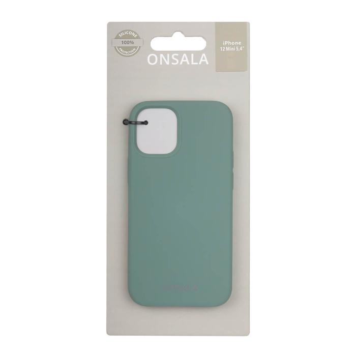 Bild 2, Onsala ONSALA iPhone 12 Mini Mobilskal Silikon Pine Green