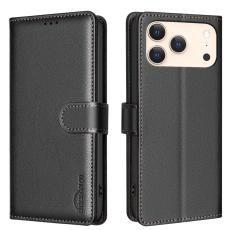 BINFEN BINFEN iPhone 17 Pro Max Fodral RFID L&auml;der Svart