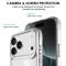  iPhone 17 Pro Max Skal Hybrid Transparent