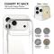  iPhone 17 Pro Max Skal Hybrid Transparent