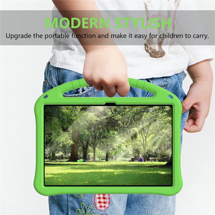 Bild 6,  Galaxy Tab S10 FE Plus EVA Skal För Barn Grön