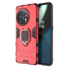  OnePlus 11 5G Skal Ring Hybrid Armor R&ouml;d
