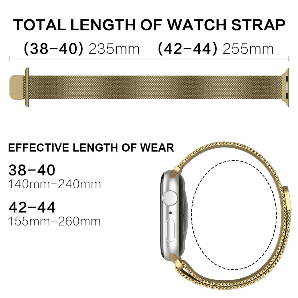 ColorPop ColorPop Milanese Loop Metall Armband Apple Watch 42/44/45/46/49 mm