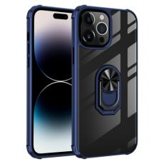  iPhone 14 Pro Max Skal Shockproof Armor Ring Bl&aring;