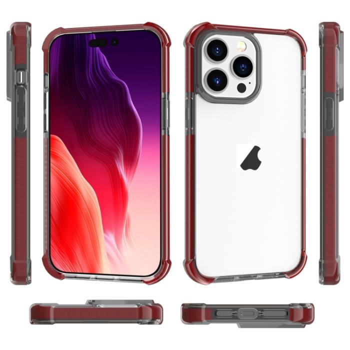 Bild 6,  iPhone 15 Pro Skal Shockproof Akryl/TPU Brun