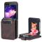 AZNS AZNS Galaxy Z Flip 5 Fodral PU-Läder Brun