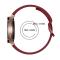  Silikon Armband För Galaxy Watch 4/5/5 Pro/6/7/FE Vinröd