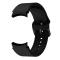  Silikon Armband För Galaxy Watch 4/5/5 Pro/6/7/FE Svart