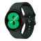  Silikon Armband För Galaxy Watch 4/5/5 Pro/6/7/FE Mörk Grön