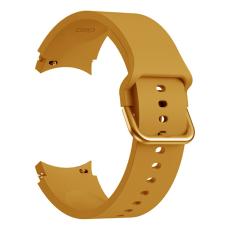  Silikon Armband F&ouml;r Galaxy Watch 4/5/5 Pro/6/7/FE Gul