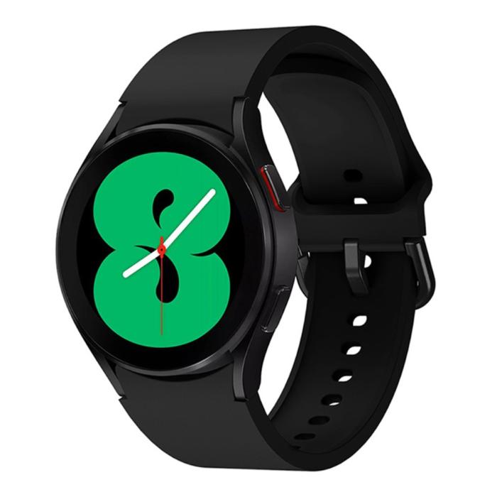 Bild 3,  Silikon Armband För Galaxy Watch 4/5/5 Pro/6/7/FE Svart