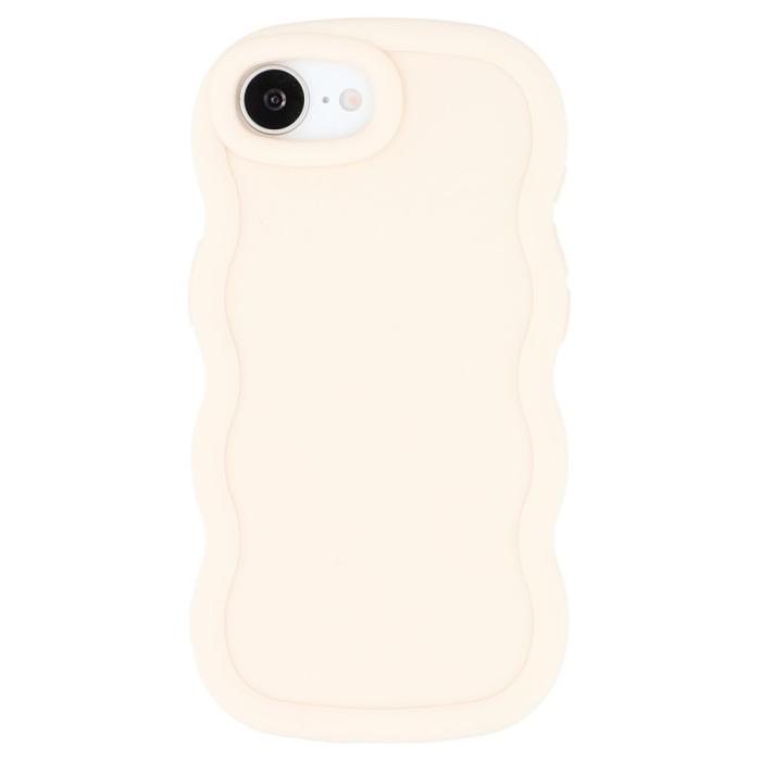 Bild 3,  iPhone 17e / 16e Mobilskal Wavy Off White