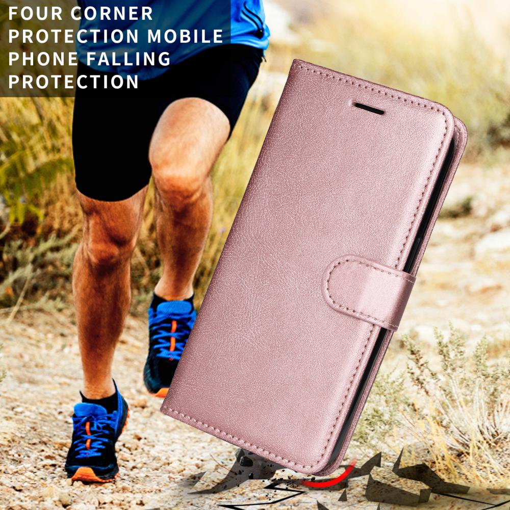  Motorola Moto G86 Power / G86 5G Fodral Läder Roséguld