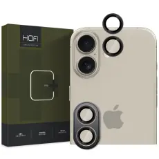 HOFI HOFI iPhone 16 / 16 Plus Linsskydd CamRing Pro+ Svart