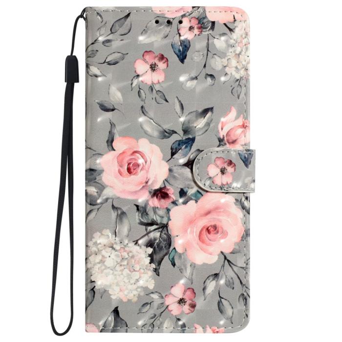 Bild 6,  iPhone 16 Pro Fodral Rosa Blommor