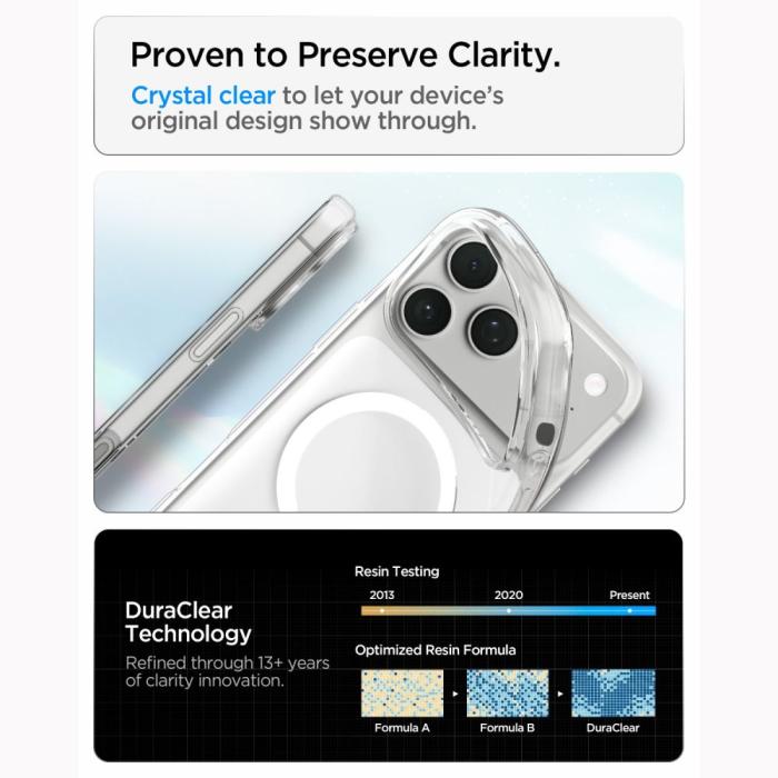Bild 6, Spigen Spigen iPhone 18 Pro / 17 Pro Skal MagSafe Liquid Crystal