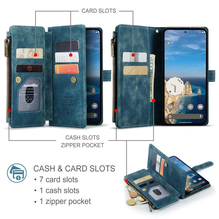 Bild 3, CASEME CASEME Google Pixel 11 / 11 Pro Fodral Multifunktionell Med Kortfack