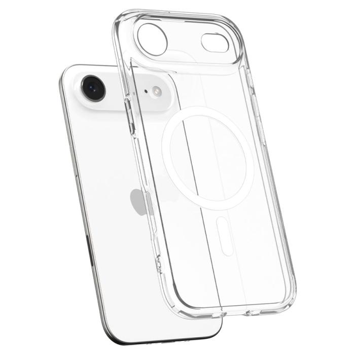 Bild 5, Spigen Spigen iPhone Air Skal MagSafe Ultra Hybrid Transparent/Vit