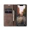 CASEME CASEME iPhone 14 Fodral Retro Flip Mörk Brun