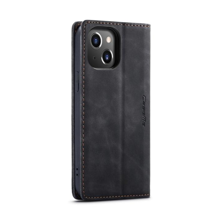 Bild 3, CASEME CASEME iPhone 14 Fodral Retro Flip Svart