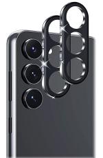  2-Pack Samsung S25 Plus Linsskydd I H&auml;rdat Glas - Svart