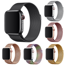  Apple Watch Armband 42/41/40/38 mm Milanese Loop Metall - V&auml;lj F&auml;rg