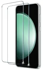  2-Pack Samsung S24 FE - Sk&auml;rmskydd i H&auml;rdat Glas