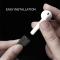 AHASTYLE AHASTYLE AirPods Strap Halsrem Silikon Svart