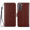  Samsung Galaxy S22 Plus Fodral Solid Crazy Horse Brun