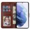  Samsung Galaxy S22 Plus Fodral Solid Crazy Horse Brun