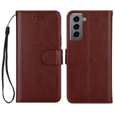  Samsung Galaxy S22 Plus Fodral Solid Crazy Horse Brun