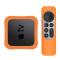  Apple TV 4K 2021 Silikonskal För Kontroll  Box - Orange