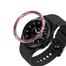  Bezel Skyddande Ring Galaxy Watch4 Classic 46mm - Ros&eacute;guld/Svart