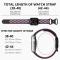 ColorPop Sportarmband Dual-Color Apple Watch 42/44/45/46/49 mm (S/M) Svart/Lila