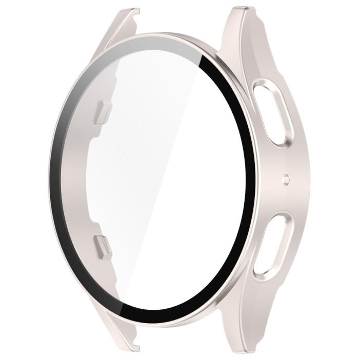 Bild 2,  Galaxy Watch 7 40 mm Skal Med Skärmskydd Off White