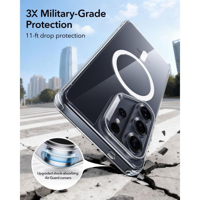 Bild 6, ESR ESR Samsung Galaxy S26 Ultra Skal MagSafe Classic Hybrid Transparent