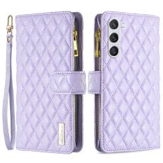 BINFEN BINFEN Galaxy S24 Fodral Diamond Multifunktionell Lila