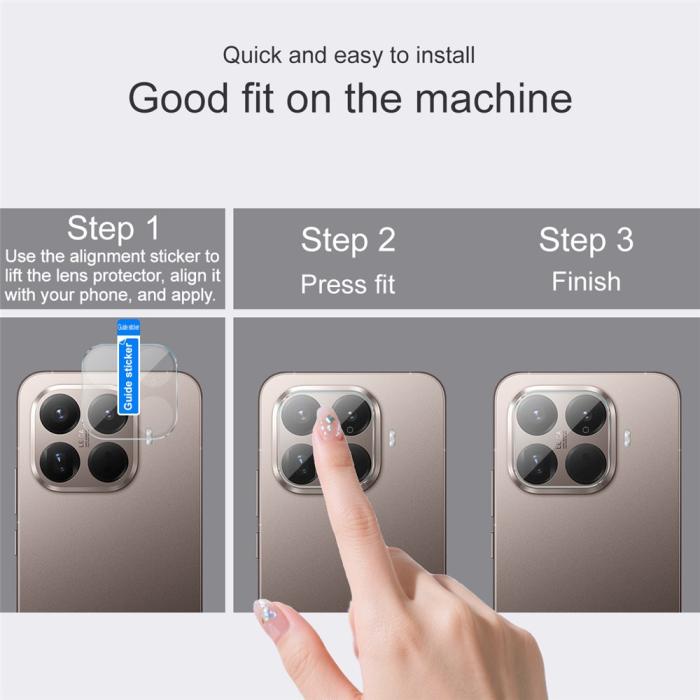 Bild 4, IMAK IMAK Xiaomi 15T Pro Linsskydd Härdat Glas Transparent