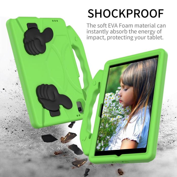 Bild 3,  Samsung Galaxy Tab A8 10.5 2021 / A7 10.4 Skal Shockproof EVA Grön